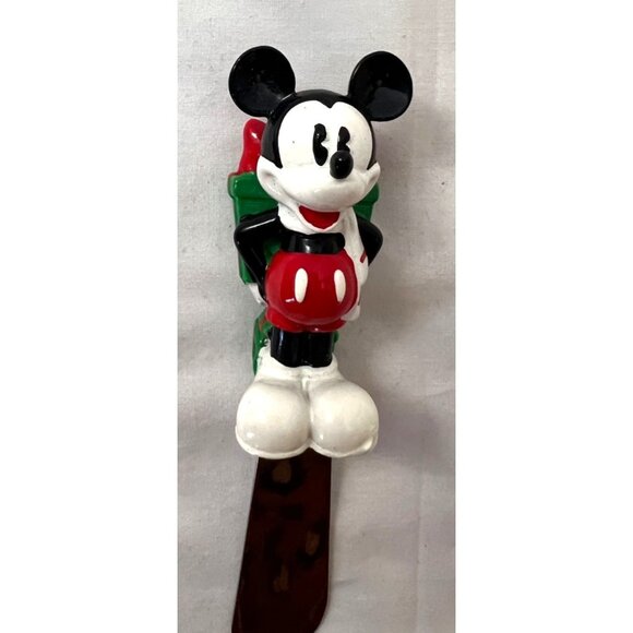 Disney Mickey Mouse Christmas Cheese Spreader With Gift - Picture 3 of 5